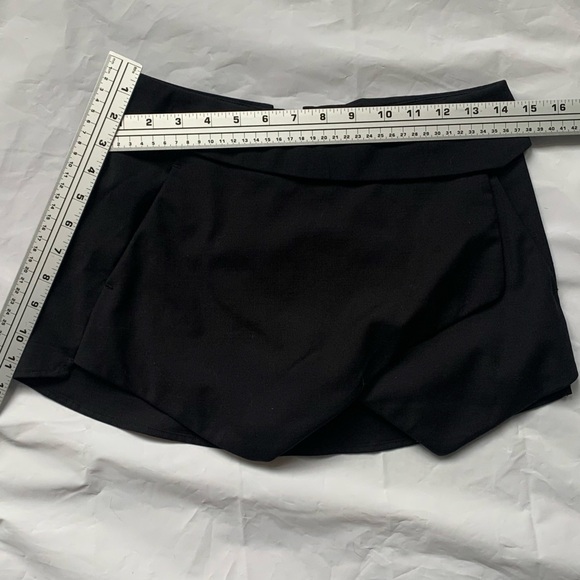 Talula Black Crossfront Skort - Black Size 0 - Picture 2 of 8